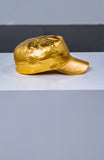 GOLD MAGA HAT SCULPTURE