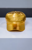 GOLD MAGA HAT SCULPTURE